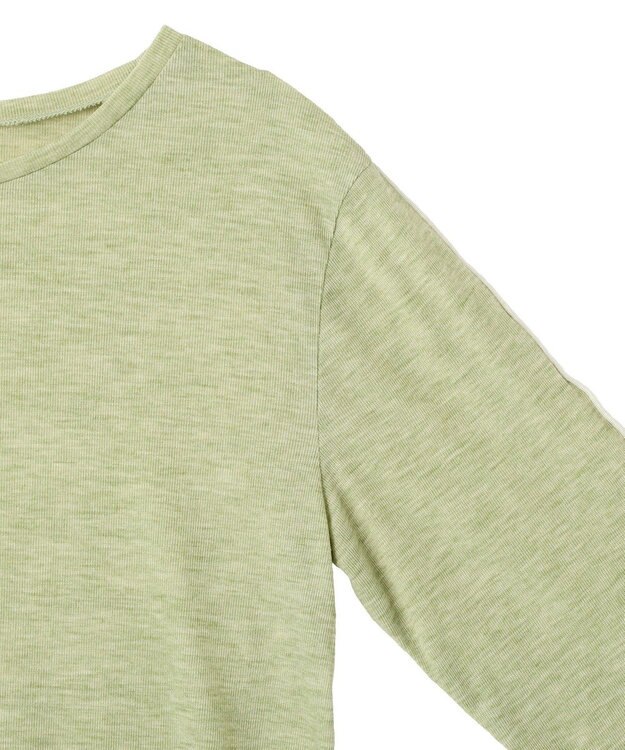 earth music&ecology ハイショクメロートップス Light Green