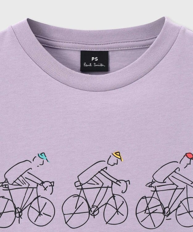 Paul Smith Drawn by Paul Cycling Tシャツ ライラック