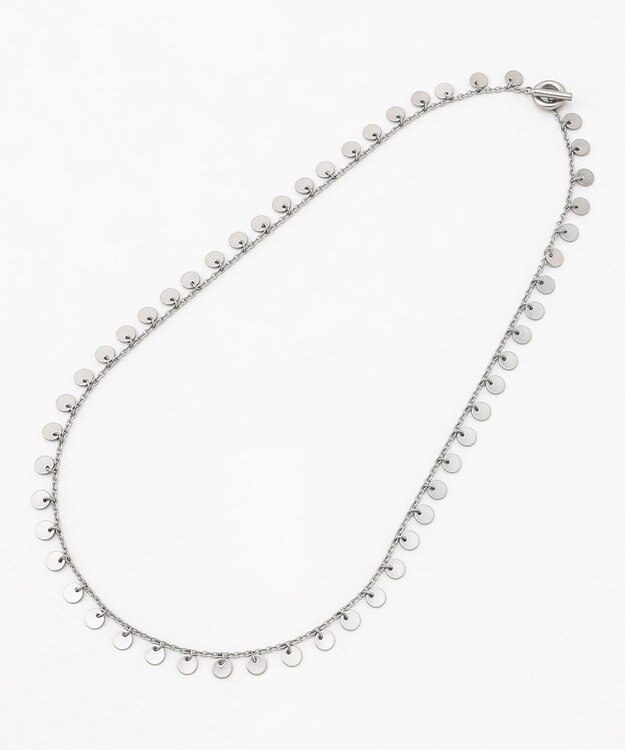 自由区 ラウンドグレイン ネックレス マットシルバー