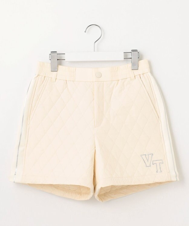 23区GOLF 【WOMEN】ストレッチ中綿ショートパンツ アイボリー系