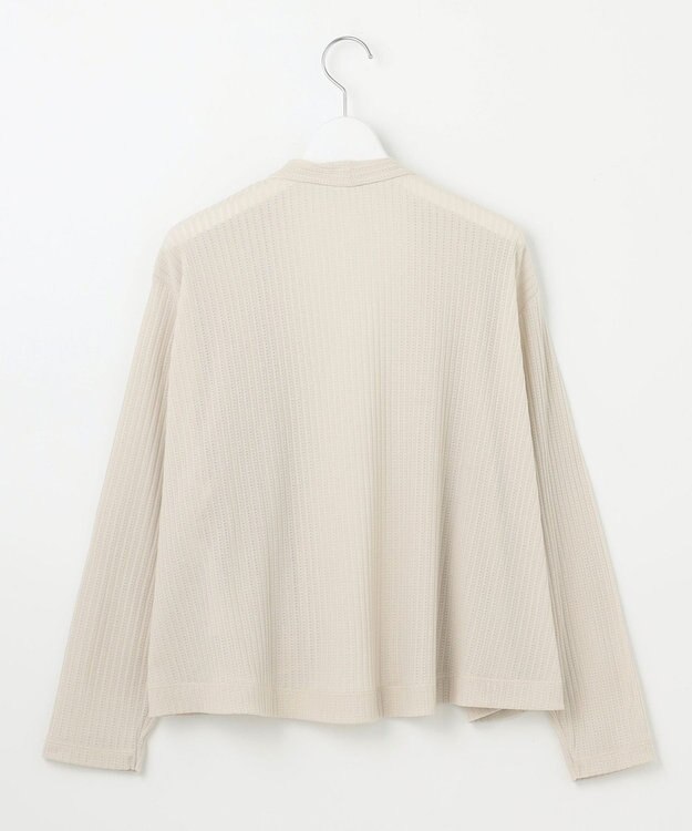 自由区 S 【アンサンブル対応・洗える】ハンディ カーディガン ショート丈 ベージュ