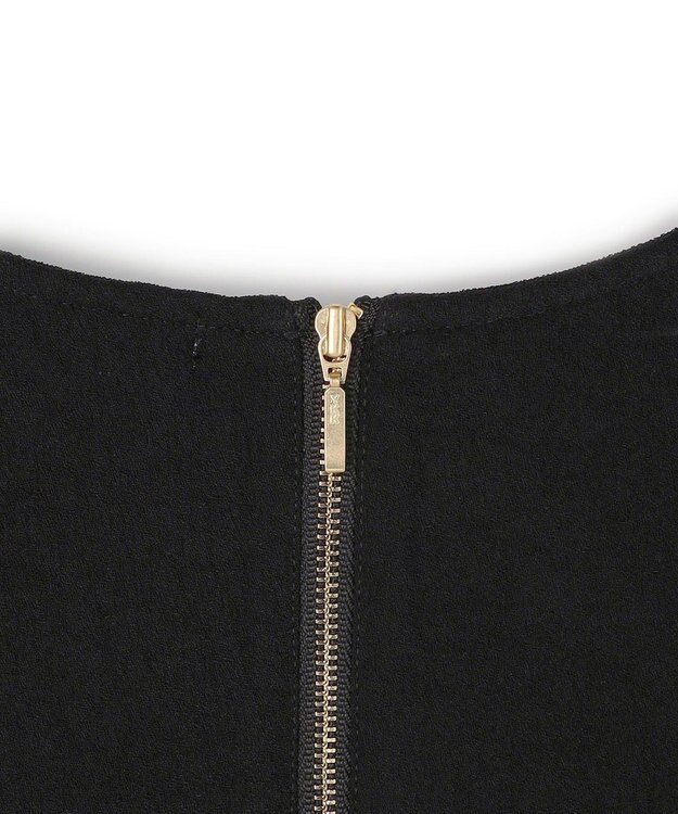 BEIGE， BROOM / スウェット風ライトフォルムプルオーバー Black