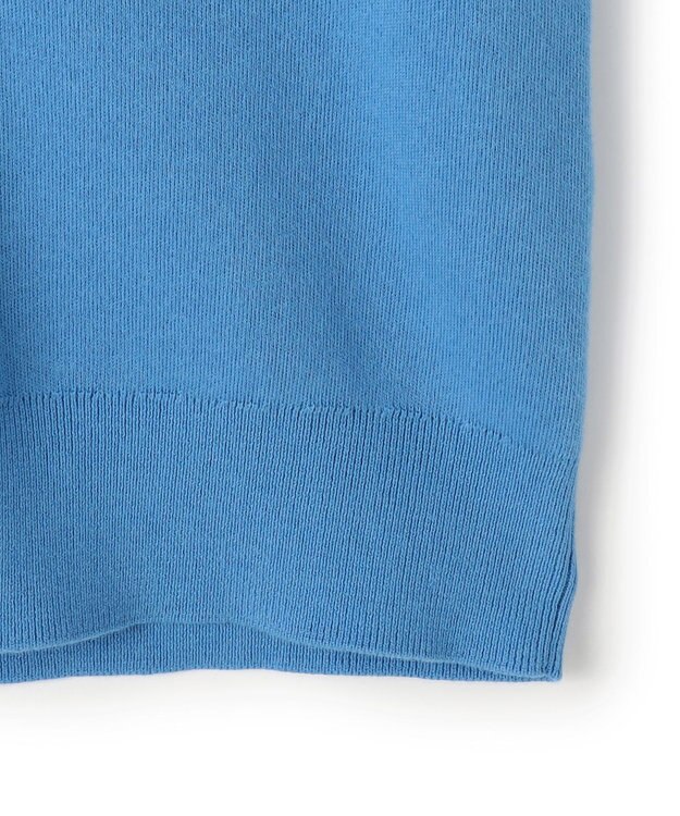 23区 L 【滝沢眞規子さん着用】コットンカシミヤ ポケット カーディガン スカイブルー系