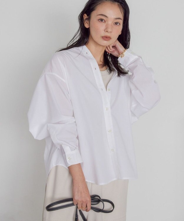 AMERICAN HOLIC イージーケアブロードシャツ Off White