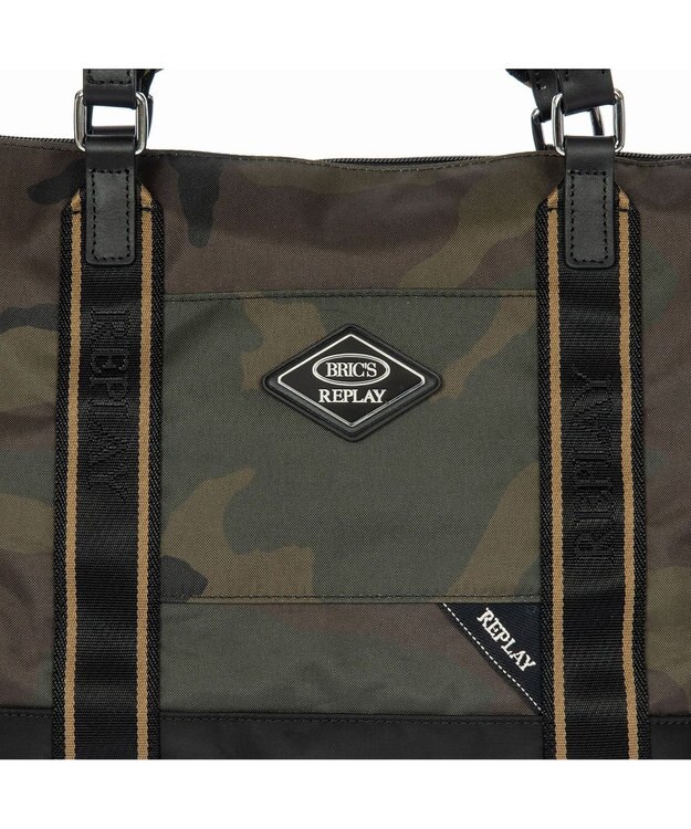 ACE BAGS & LUGGAGE  BRIC'S×REPLAY X-COLLECTION  ショッピングバッグL 89284 JXC47070 ブリックス カモフラージュ