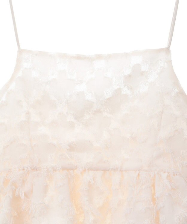 Green Parks シャギーキャミビスチェ Ivory