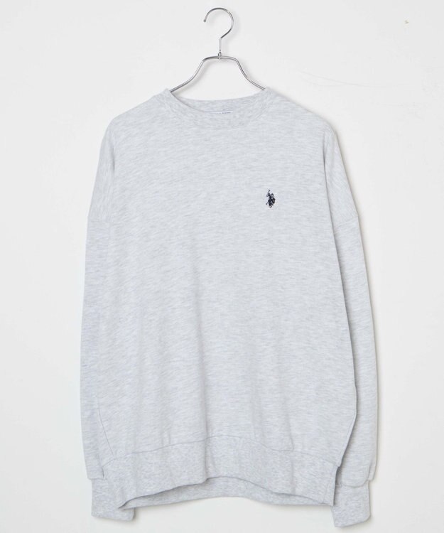 WEGO U.S. POLO ASSN.|別注ワンポイントスウェットプルオーバー グレーその他