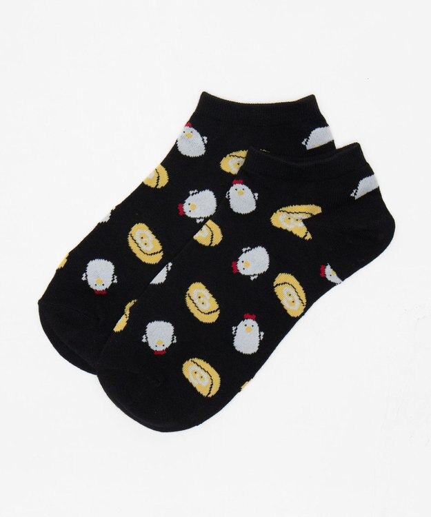WEGO フードチェンジ総柄ショートソックス 柄5