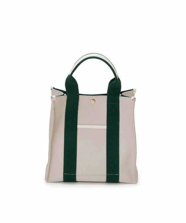 TOPKAPI 【Breath TOPKAPI】NEO CANVAS ネオキャンバス カラーハンドル ミニ トートバッグ サンドグレー