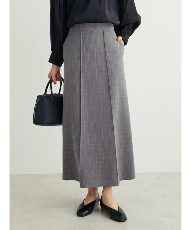 きれいシルエットチェック裾フレアスカート / Green Parks | ファッション通販 【公式通販】オンワード・クローゼット