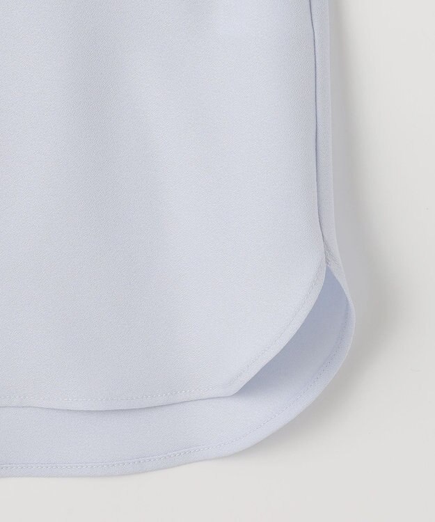 ANY SIS フリルスタンド ブラウス サックスブルー