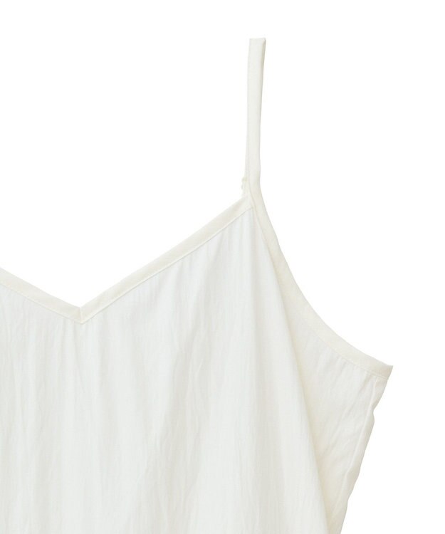 earth music&ecology 裾フリルキャミワンピース Off White