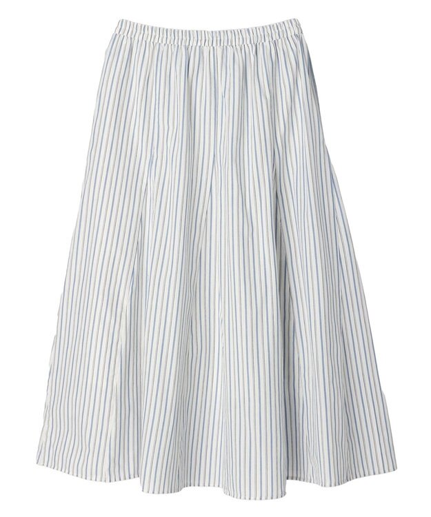 Green Parks Ｉ　切替ギャザーロングスカート Stripe