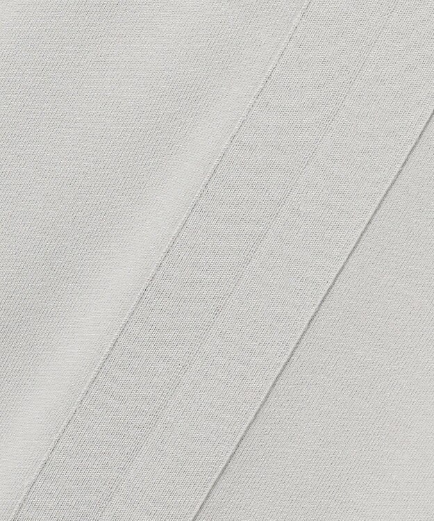 ICB L クリアレーヨンストレッチ ニットワンピース オリーブグレー