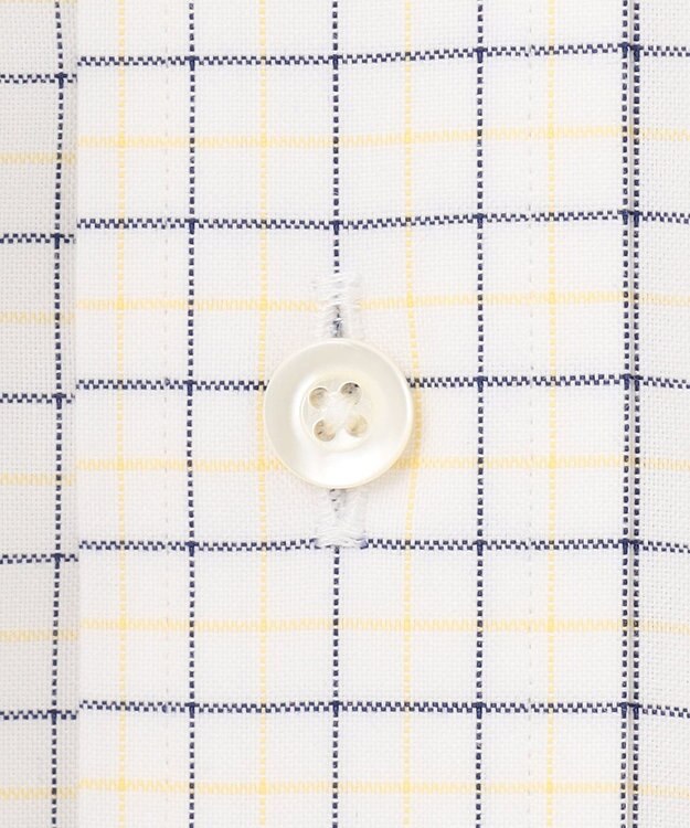J.PRESS MEN 【PREMIUM PLEATS / 形態安定】ピンオックスタッタソールシャツ / B.D. イエロー系3