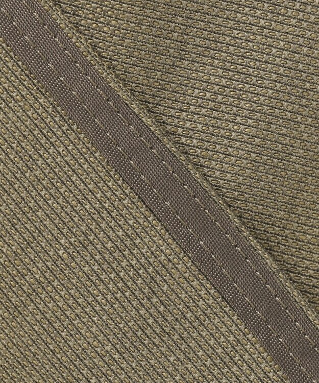 自由区 【洗える】ドビーオックスストレッチシャツ アウター カーキ