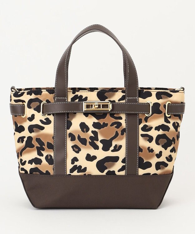 LA BAGAGERIE ベルテッド2WAYミニトート レオパード