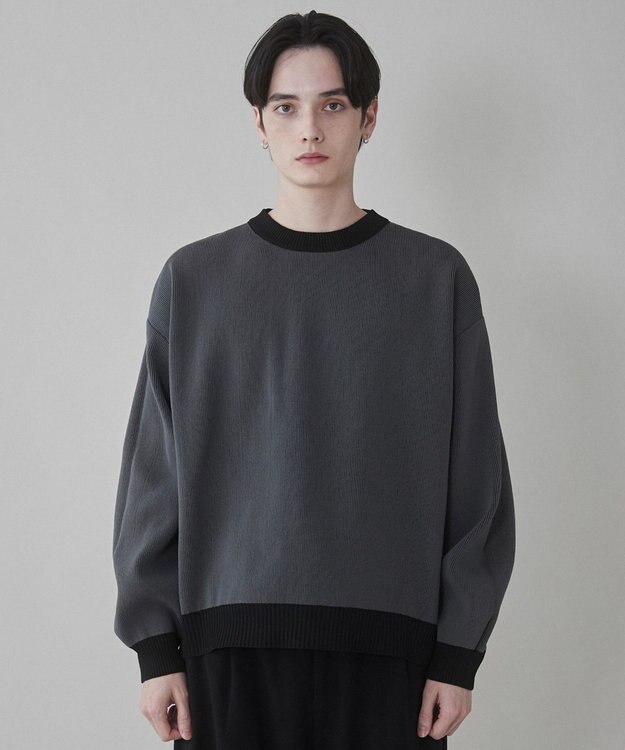 WEGO クリアライトリバーシブルプルオーバー ブラック