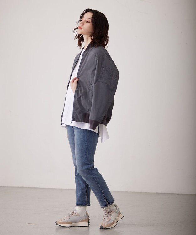 J.PRESS YORK STREET 【UNISEX】MA-1 ブルゾン グレー系