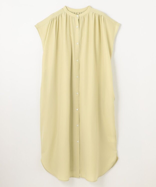 ANY スパンボイル撥水ワンピース イエロー