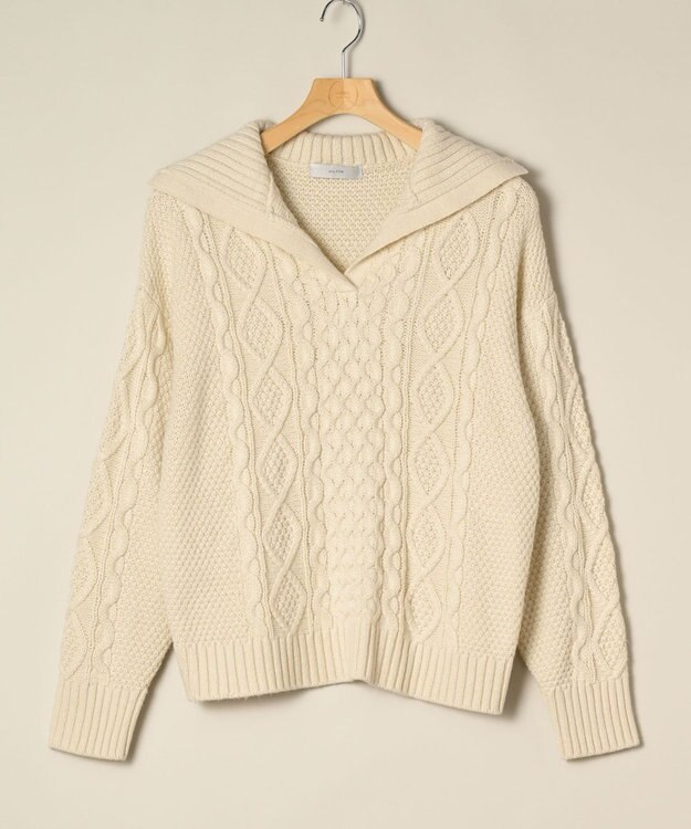 ONWARD Reuse Park 【any FAM】ニット秋冬 オフホワイト