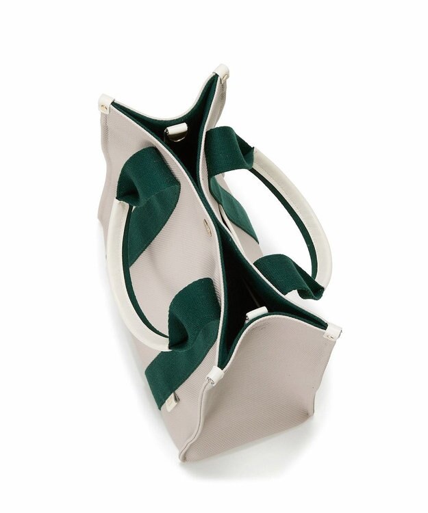 TOPKAPI 【Breath TOPKAPI】NEO CANVAS ネオキャンバス カラーハンドル ミニ トートバッグ サンドグレー