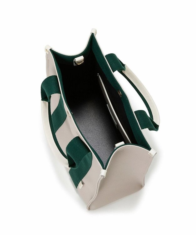 TOPKAPI 【Breath TOPKAPI】NEO CANVAS ネオキャンバス カラーハンドル ミニ トートバッグ サンドグレー