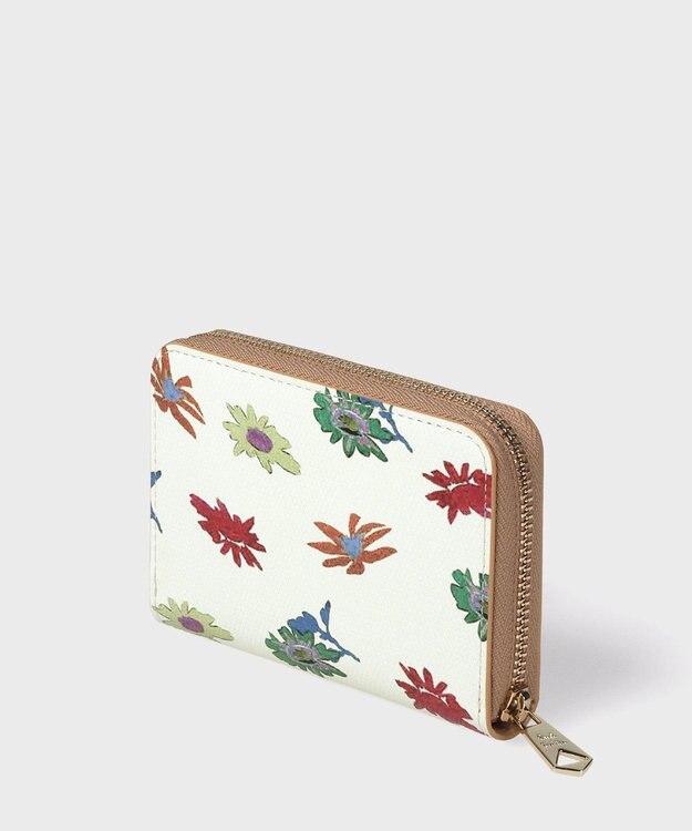 Paul Smith プリントコンビネーション コインケース オフホワイト