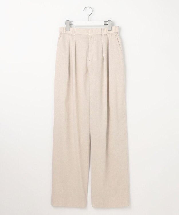 自由区 S 【セットアップ対応・洗える】LIPストレッチワイドストレート パンツ フラックス