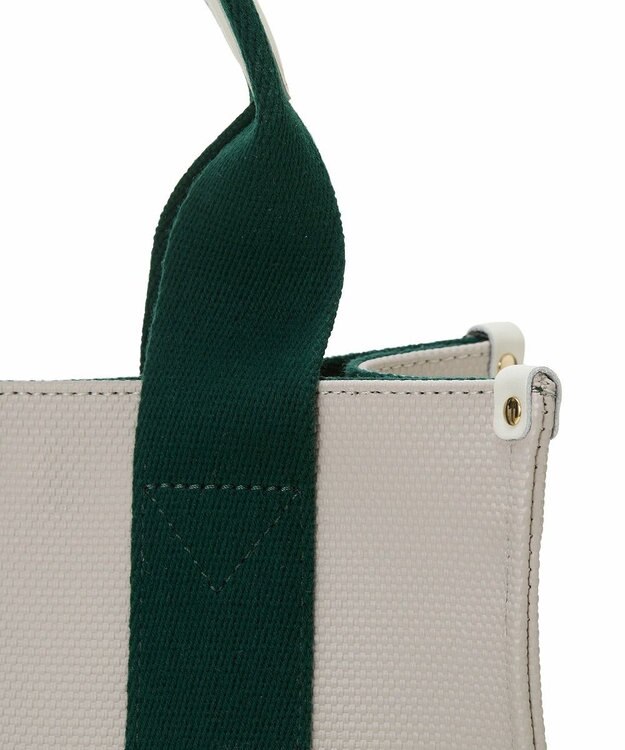 TOPKAPI 【Breath TOPKAPI】NEO CANVAS ネオキャンバス カラーハンドル ミニ トートバッグ サンドグレー