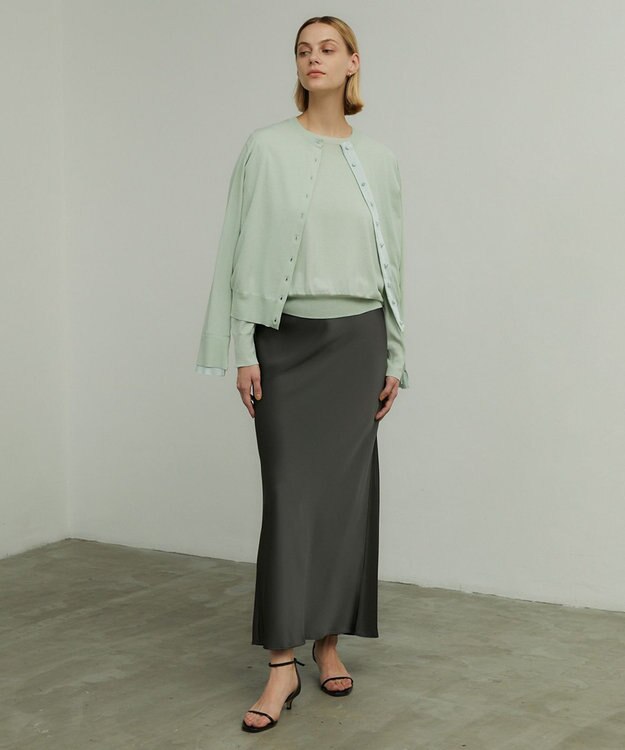 BEIGE， JULIE / サテンニット Mint