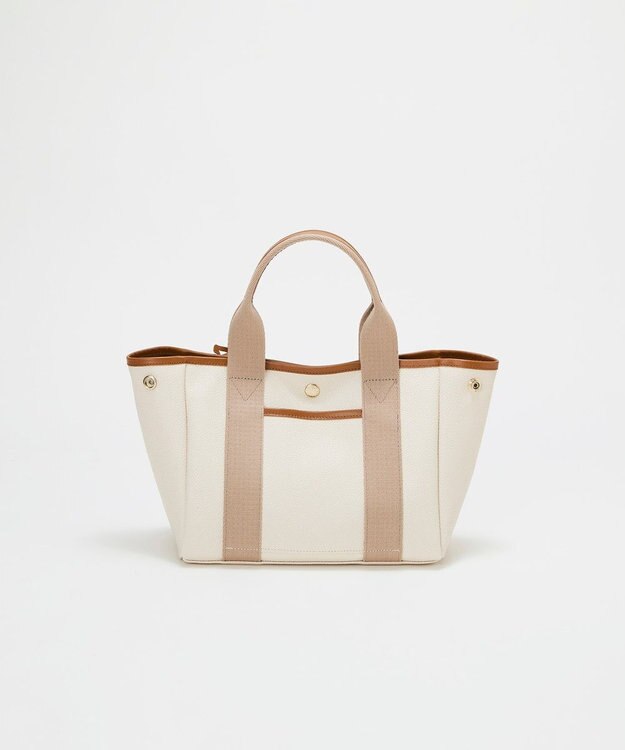 TOPKAPI 【Breath TOPKAPI】SCOTCH GRAIN スコッチグレイン 2way ミニ トートバッグ チャーム付き　 ペールベージュ