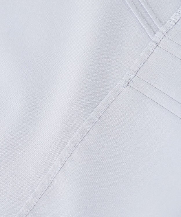 ANY SIS 【洗える】レースピンタック ブラウス ライトブルー