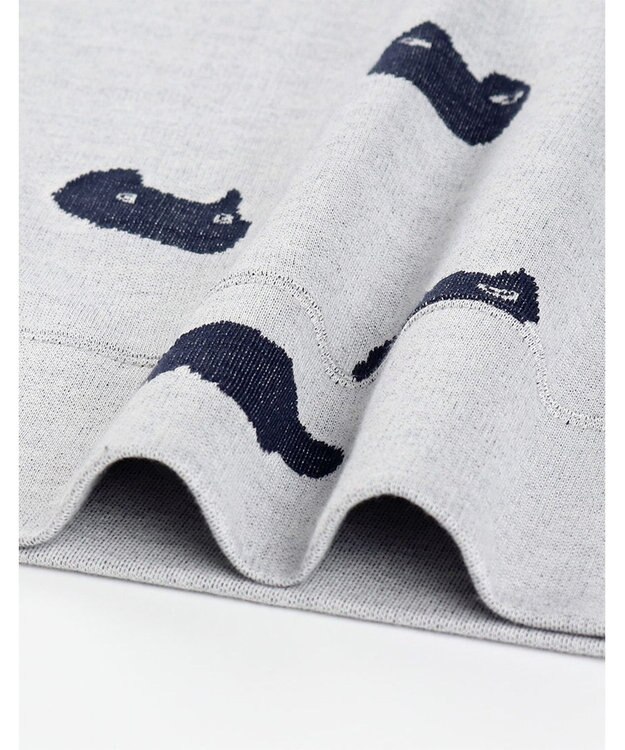 tsumori chisato SLEEP ツモリチサト ワンピース 綿100%(本体) ジャカード 4分袖 ロング丈 レディース UNX105/ワコール アイボリー