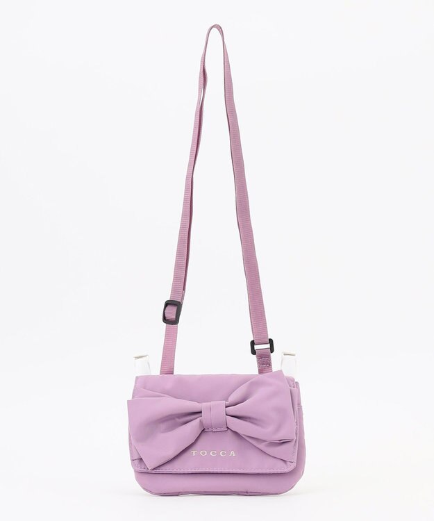 TOCCA BAMBINI 【WEB限定】RIBBON POCKET POUCH SHOULDER ポケットショルダー ライラック系