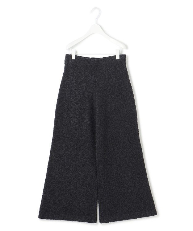 ICB ブークレツイード ニットパンツ チャコール系