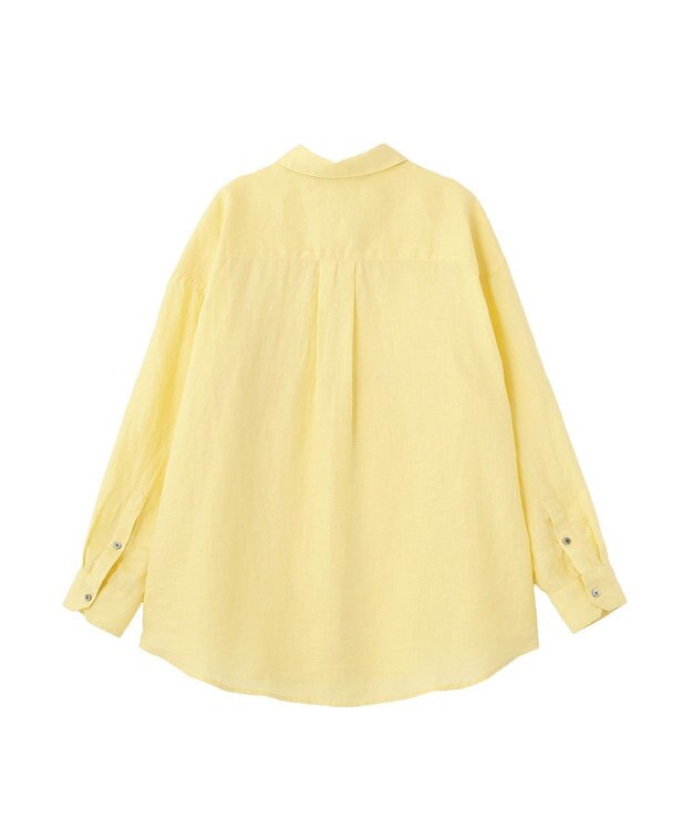 YECCA VECCA 3wayフレンチリネンシャツ Yellow