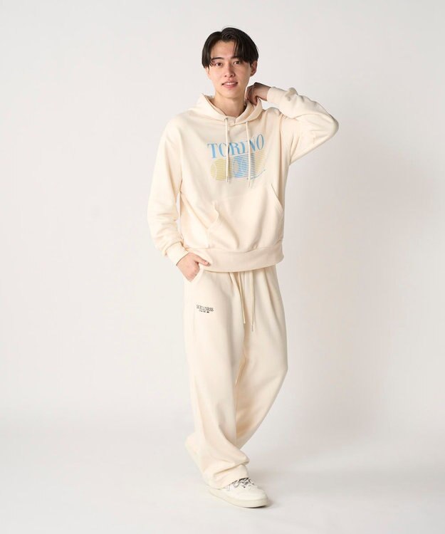 OP／FILA 【Kappa】ウェルネスクラブスウェットパンツ オフホワイト
