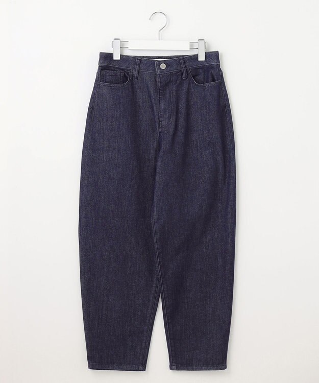 自由区 【洗える】ウスカルデニム カーブパンツ インディゴ