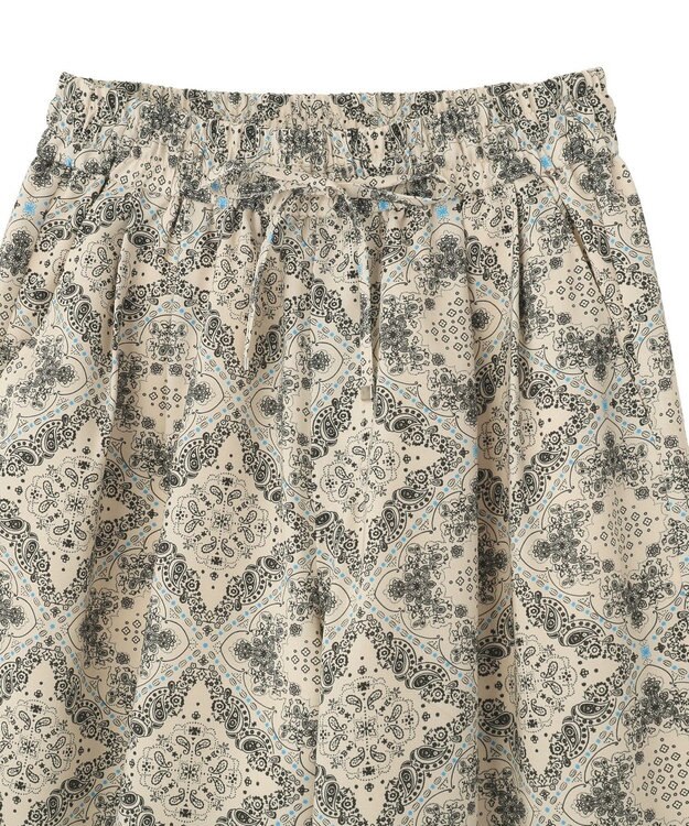 CRAFT STANDARD BOUTIQUE プリントイージーパンツ Light Beige