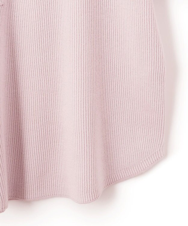 ICB 【WEB限定・洗える】ウールポリエステル クルーネックプルオーバー ピンク系