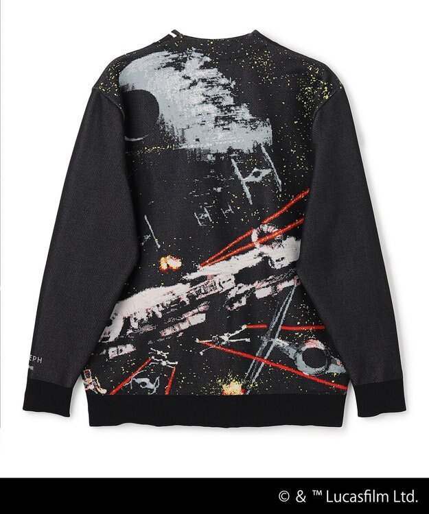 JOSEPH HOMME 【WEB限定】【スター・ウォーズ 】 JOSEPH HOMME スター・ウォーズ / ジャガードカーディガン ブラック系