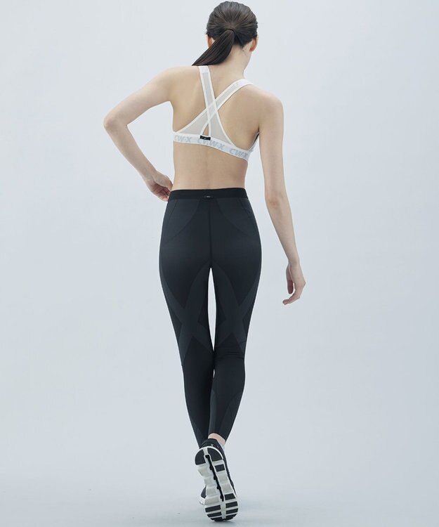 CW-X 【WOMEN】 スポーツブラ 5方向 吸汗速乾（前身頃） HTY128 /ワコール クリーム