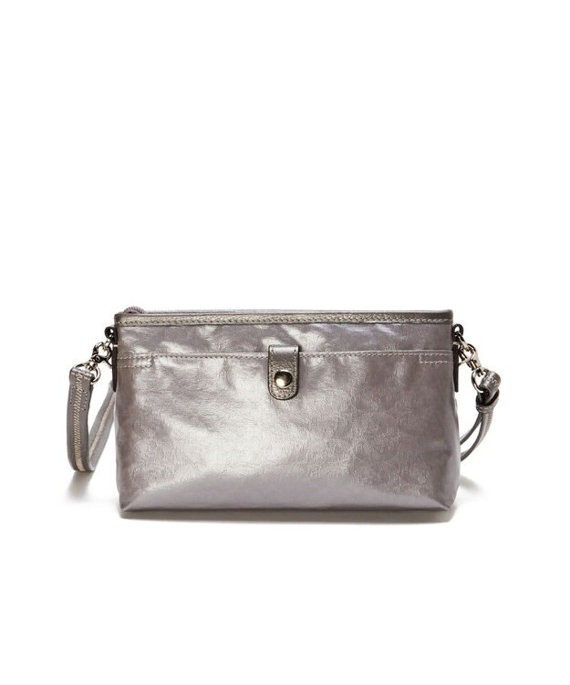 PELLE BORSA お財布ポシェット Alive アライブ 4439 ガンメタ