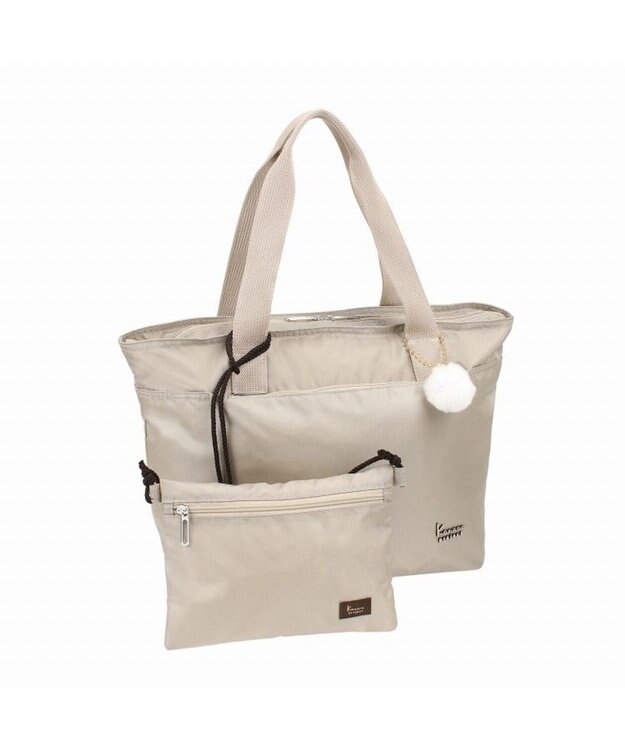ACE BAGS & LUGGAGE Kanana Collection カナナコレクション ストロール 折り畳みトートバッグ 67219 ベージュ
