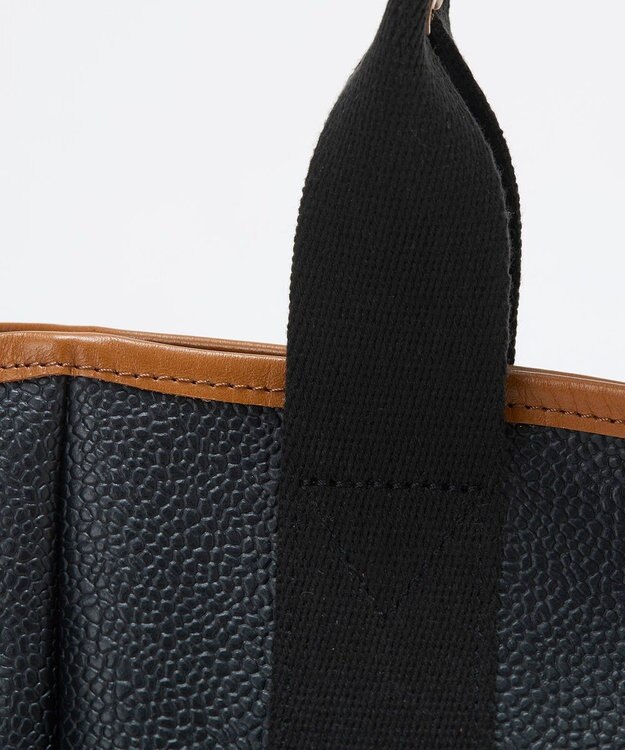 TOPKAPI 【Breath TOPKAPI】SCOTCH GRAIN スコッチグレイン 2way ミニ トートバッグ チャーム付き　 ブラック系