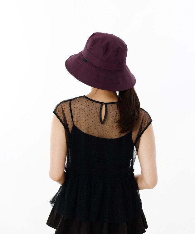 AURORA ANNA SUI（アナ スイ）TITIドローコード付き撥水ハット パープル