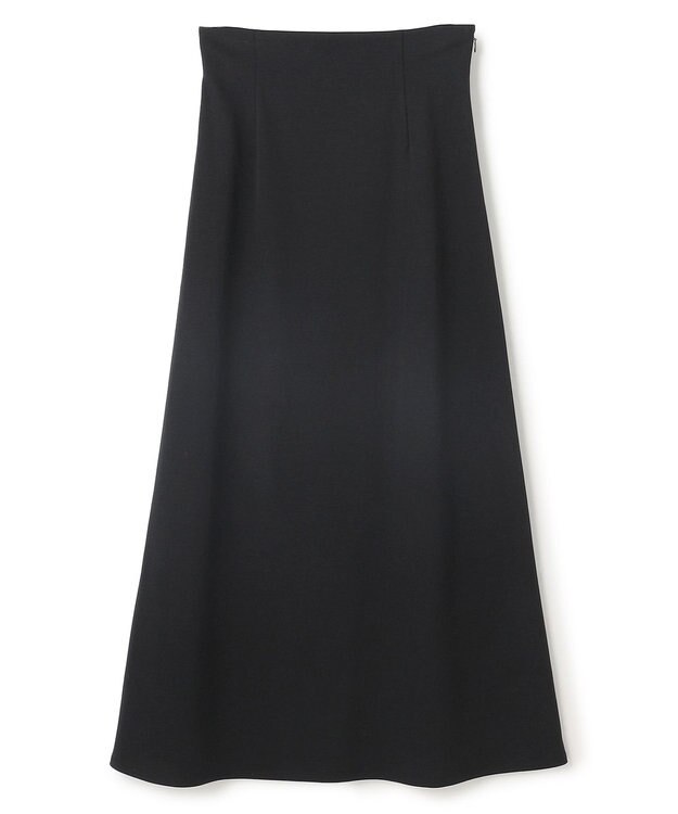 uncrave ダブルフェイスジャージー フレアスカート ブラック