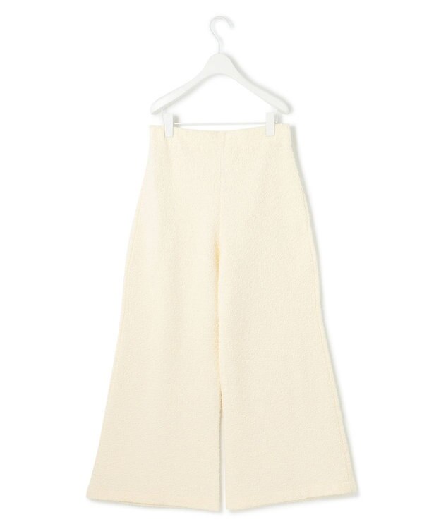 ICB ブークレツイード ニットパンツ オフホワイト系