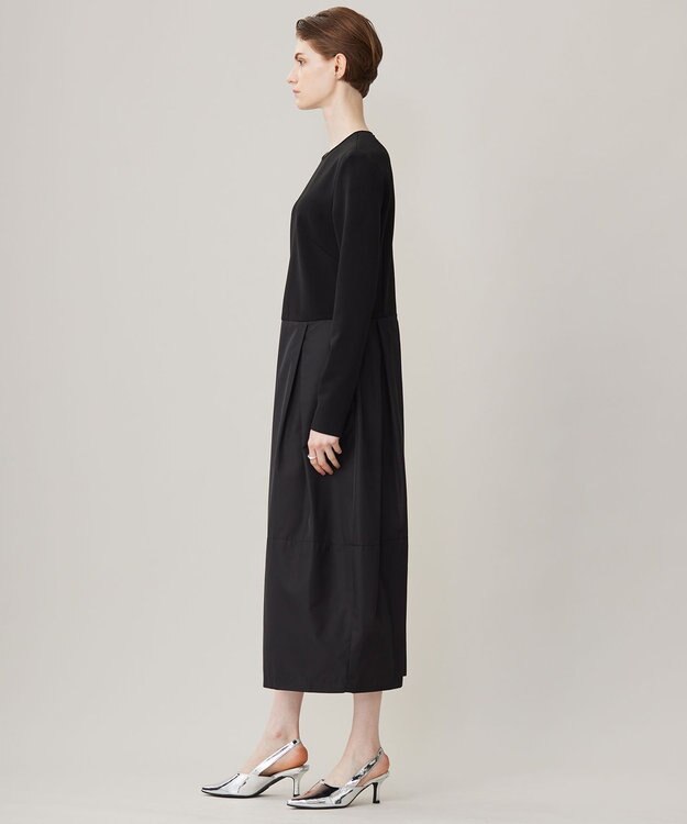 ICB L 【洗える】 メモリーコンビドレス ブラック系